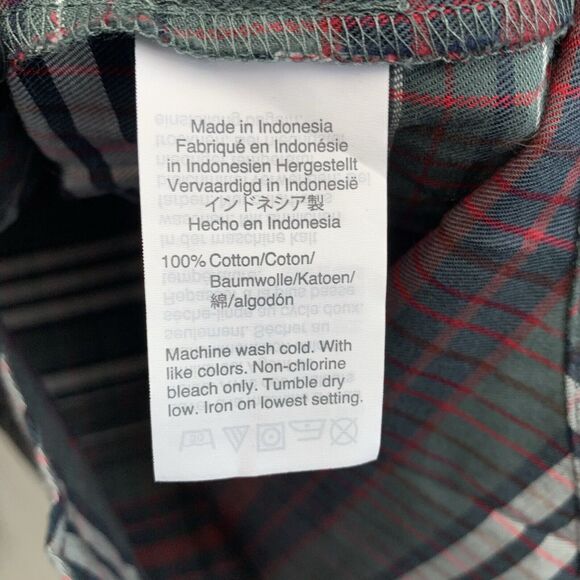 Madewell V-Neck Button-Down Shirt in Pineview Plaid Small NWT - Picture 8 of 9